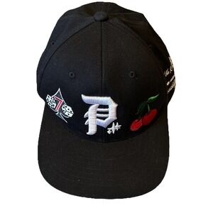 Primitive Skateboards Trucker Cap Seven Spades Snapback Cherry Black